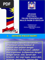 Aplikasi Protokol Dalam Pengendalian Majlis Rasmi Di Sekolah