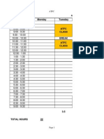 Time Monday Tuesday: ATFC - S.Y 2013 - 2014