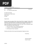 Contoh Surat Berita Acara Perbaikan Mesin - Surat F
