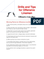 Tips and Drills For Offensive Linemen