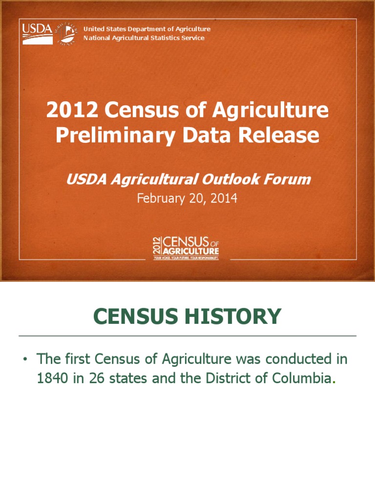 2012 USDA Census of Agriculture Data | PDF | Race And Ethnicity In The ...