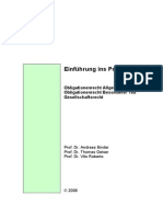 Einführung ins Privatrecht 2008 - Schweiz