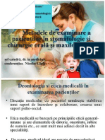 1.2 Examenul Clinic Al Bolnavilor OMF