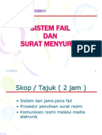 Sistem Fail Dan Surat Menyurat