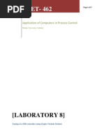 Tuning of A PID Controller Using Ziegler-Nichols Method