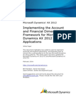 Implementing The Account and Financial Dimensions Framework AX2012