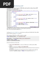 How to read XML file from QTP
