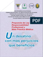 5 Ley de Responsabilidad y Mala Practica Medica Ecuador