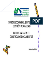 Control de Documentos