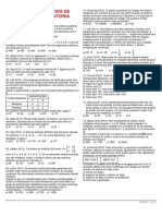 Matemática - Lista de Exercícios - Análise Combinatória