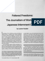 Fettered Freedoms - The Journalism of WWII Japanese Internment Camps