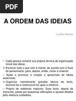 A Ordem Das Ideias, A Impessoalização Do Texto e o Uso Do Vocabulário, Estilo