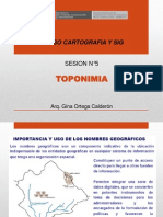 Sesion 05 TOPONIMIA