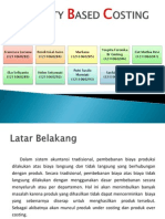 Activity Based Costing