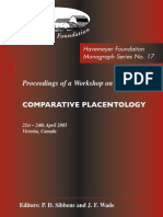 Monograph Series No. 17 - Comparative Placentoloty