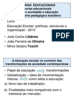 Teoria Da Educação - Educação Escolar - 1