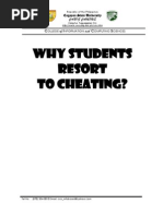 Why Students Resort To Cheating?