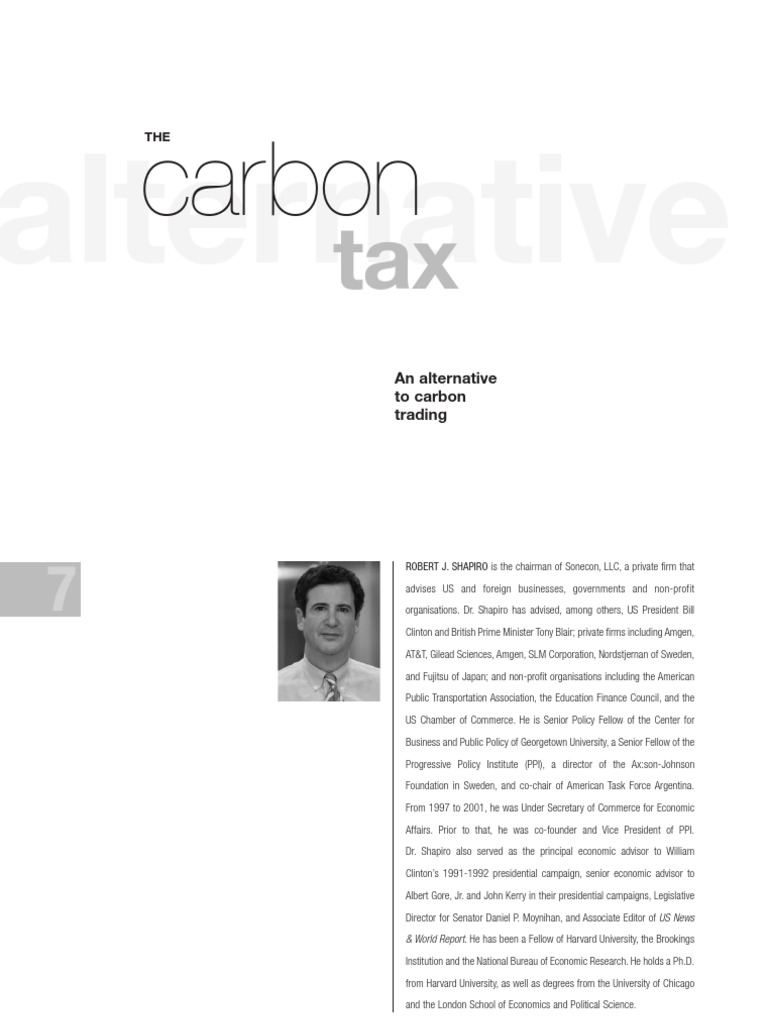 Carbon Taxes vs. Cap-and-Trade Analysis | PDF | Emissions Trading ...