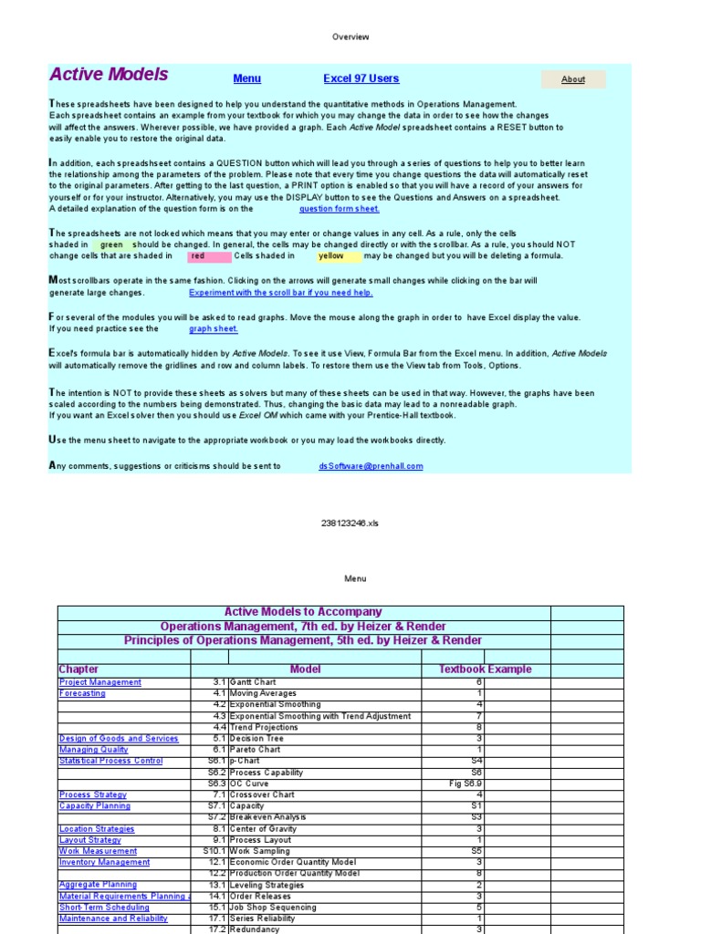 ActiveModels HR7 | PDF | Incremental Computing | Microsoft Excel
