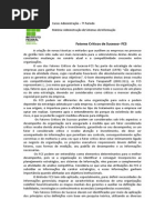 Resumo- Fatores Críticos de Sucesso