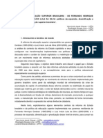 Reforma Da Educação Superior Brasileira - De Fernando Henrique