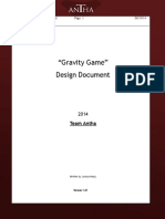 Gravitygame Designdocument
