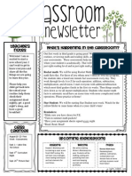 Newsletter Sample