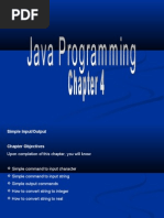 Basic Java Chapter 4