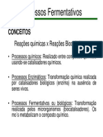 TECNOLOGIA DO ALCOOL - Processos Fermentativos