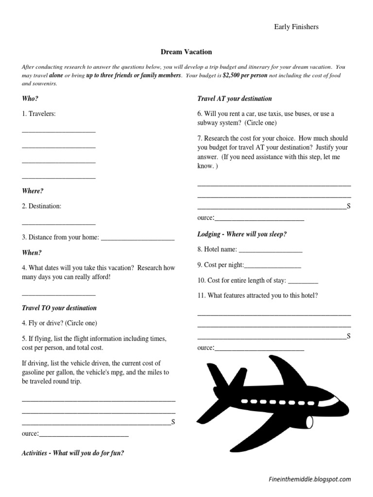 Dream Vacation PDF