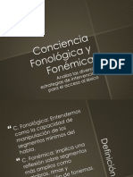 Conciencia Fonologica