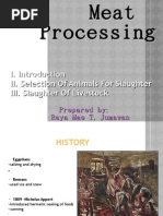 Slaughtering and Dressing Procedures Guide | PDF | Animal Slaughter | Meat