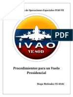 Procedimientos para Un Vuelo Presidencial