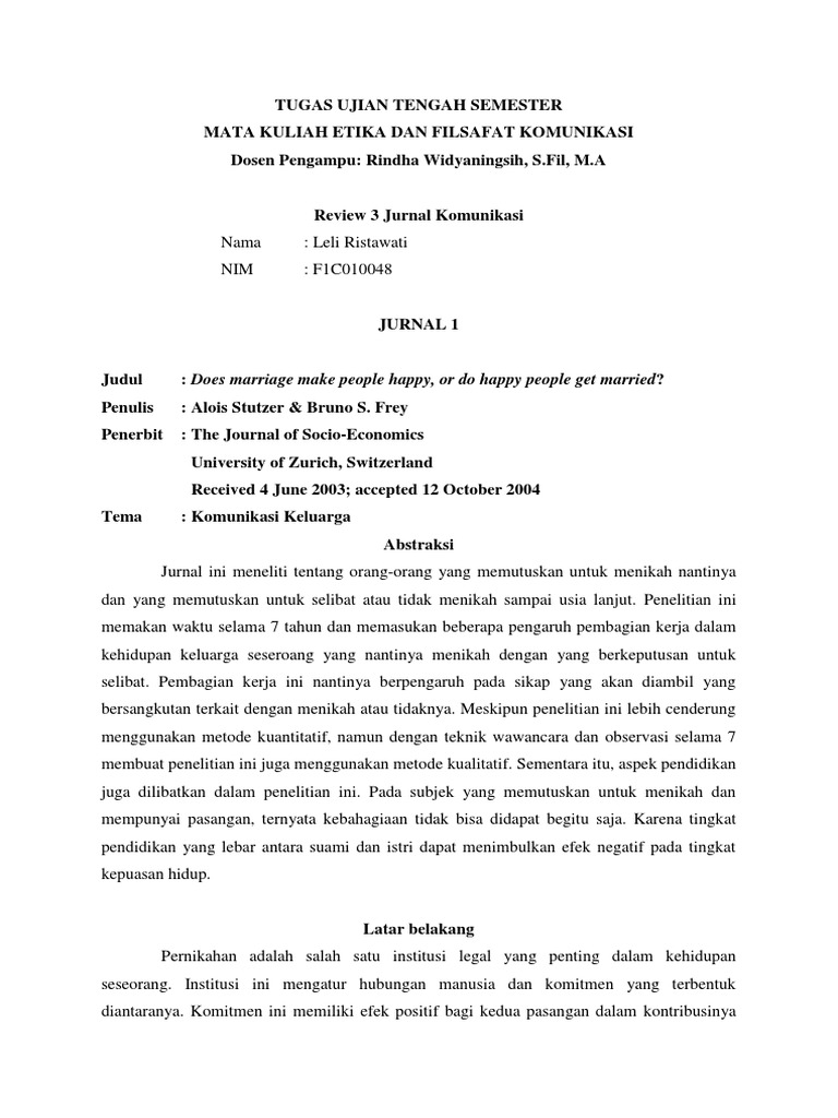 Contoh Resume Tugas Kuliah