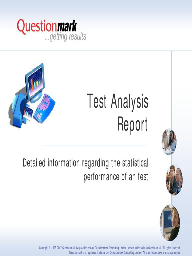 Test Analysis Report Slides PDF Errors And Residuals Variance