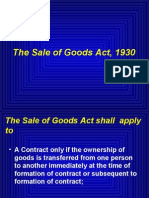 Sale of Goods Act,1930