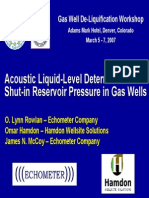 Echometer Shut in Reservoir Pressure