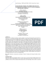 AN ASSESSMENT OF SECONDARY SCHOOL TEACHERS USES OF ICT’S