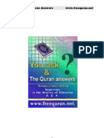 You ask and quran answers