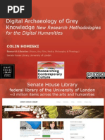 Download Digital Archaeology of Grey Knowledge by Colin JP Homiski SN233765270 doc pdf