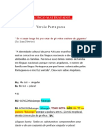 Kikongo maltratado: palavras com sons M e N alterados podem mudar significados