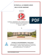 Institutional Accreditation Self Study Report of Anurag Engineering College
