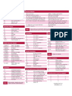 Regular Expressions Cheat Sheet v2