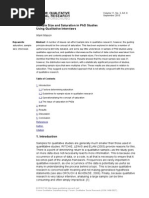 Download Sample Size and Saturation in Qualitative Research by sociologing SN233789340 doc pdf