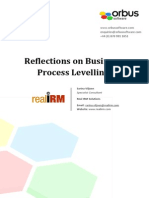 Reflections on Business Process Leveling