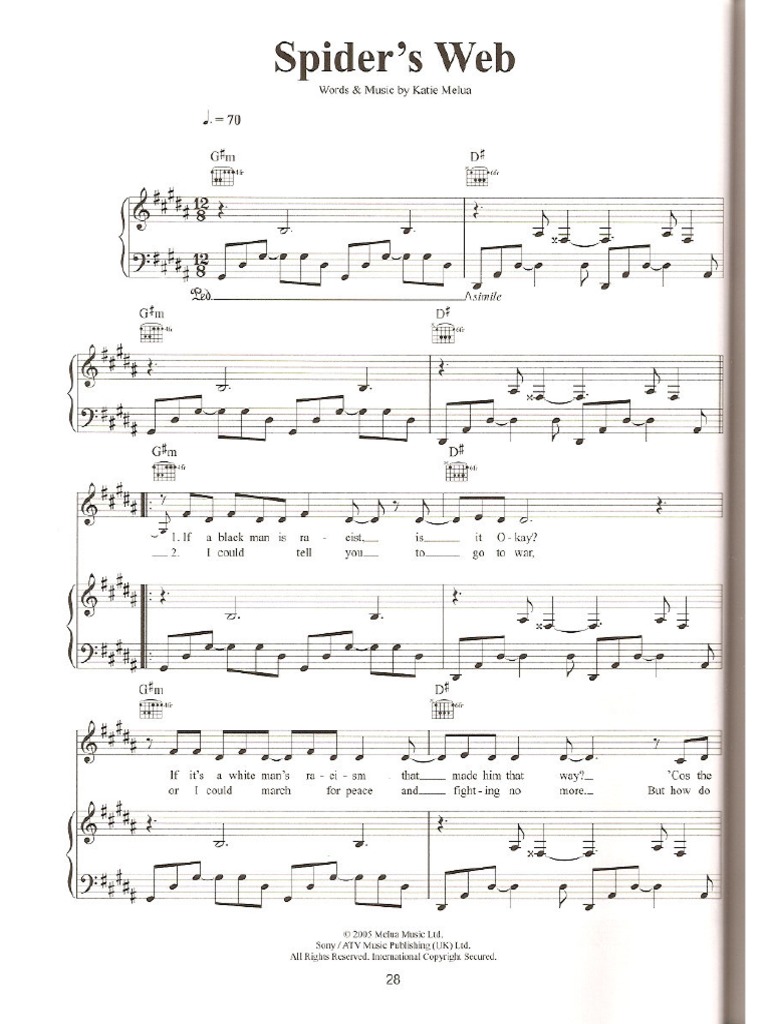 Katie Melua - Spider's Web - 6p | PDF