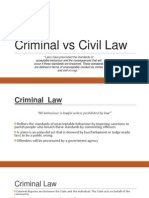 Civil V Criminal Law