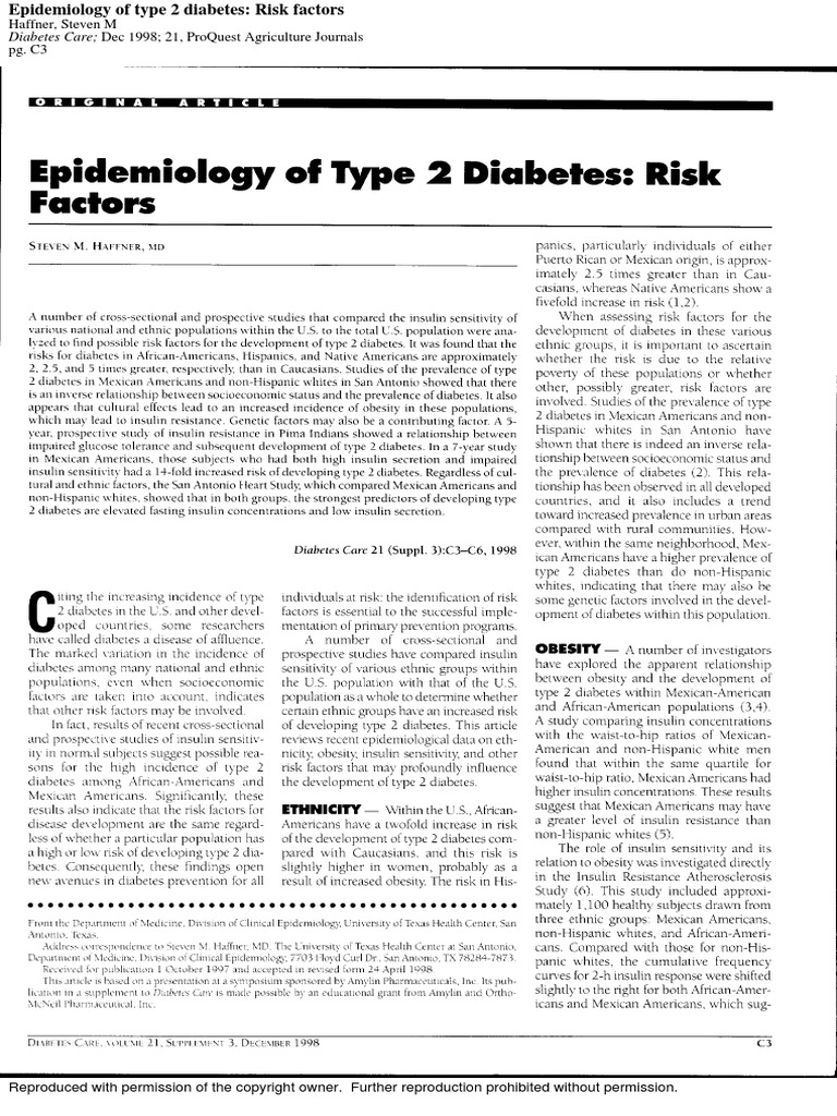Type 2 Diabetes Risk Factors Study | PDF | Technology & Engineering