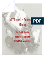 NXT Project - Automated Mining Mining: by Coni I Peralta by Coni I. Peralta Robotics Coordinator Felta Multi Media, Inc