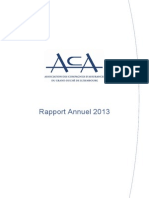 Aca Rapport Annuel 2013